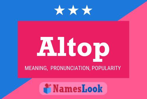 Altop Name Poster