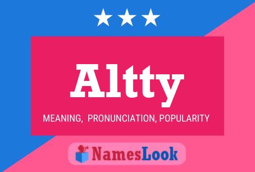 Altty Name Poster