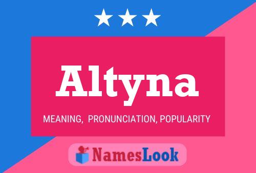 Altyna Name Poster