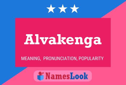 Alvakenga Name Poster