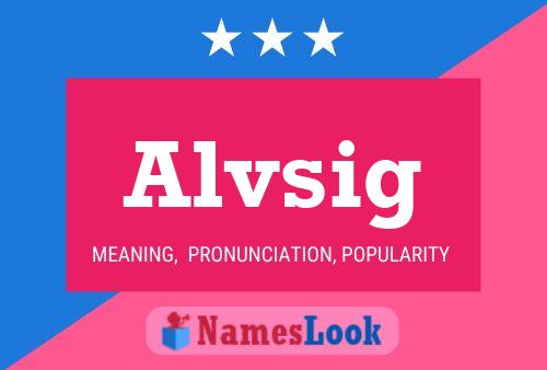 Alvsig Name Poster