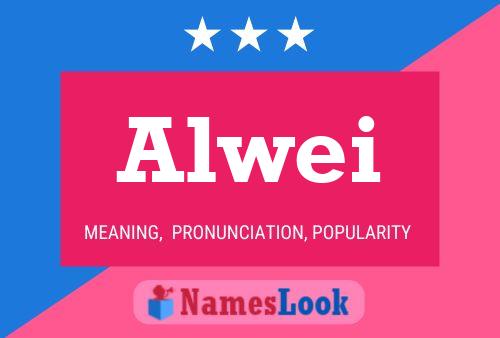 Alwei Name Poster