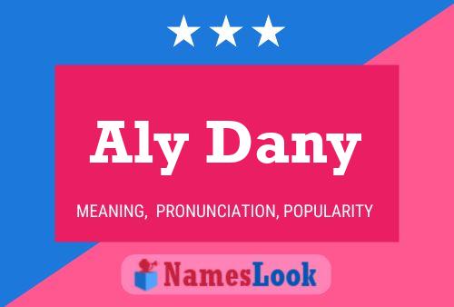 Aly Dany Name Poster