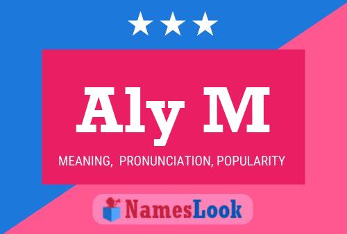 Aly M Name Poster