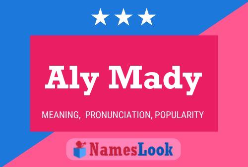 Aly Mady Name Poster