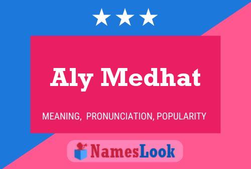 Aly Medhat Name Poster