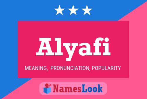 Alyafi Name Poster