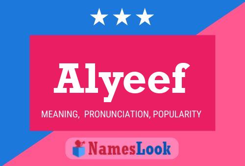 Alyeef Name Poster