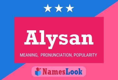 Alysan Name Poster