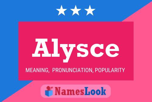 Alysce Name Poster