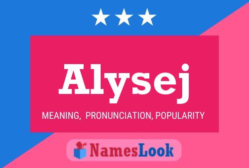 Alysej Name Poster