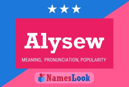 Alysew Name Poster