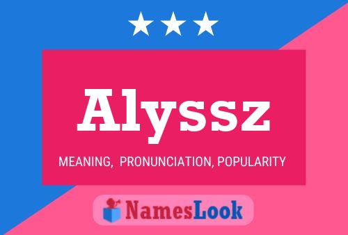 Alyssz Name Poster