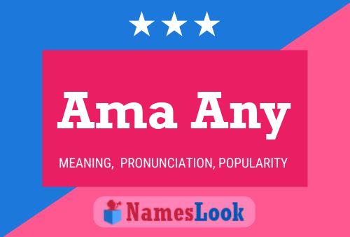 Ama Any Name Poster