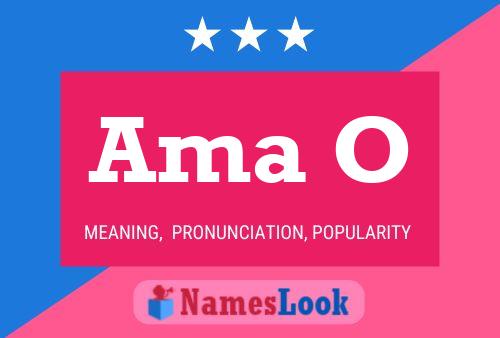 Ama O Name Poster