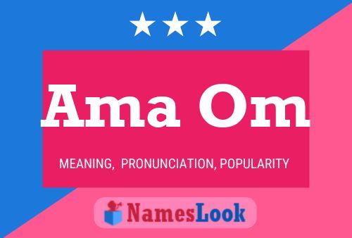 Ama Om Name Poster