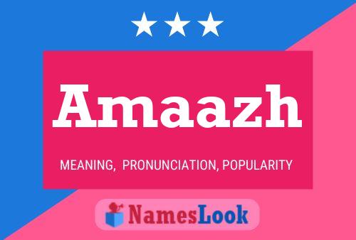 Amaazh Name Poster