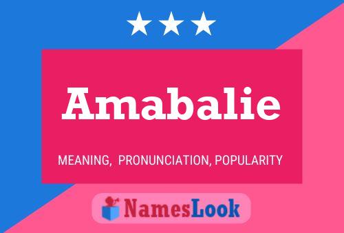 Amabalie Name Poster