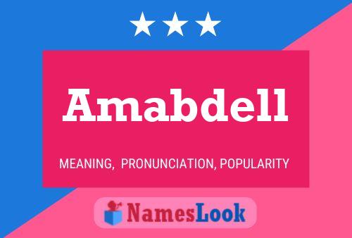 Amabdell Name Poster