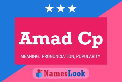 Amad Cp Name Poster