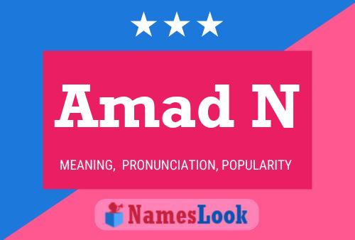 Amad N Name Poster