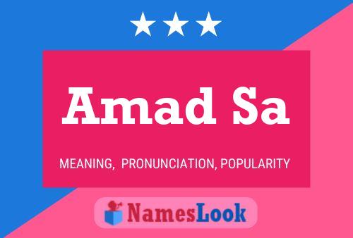 Amad Sa Name Poster