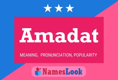 Amadat Name Poster