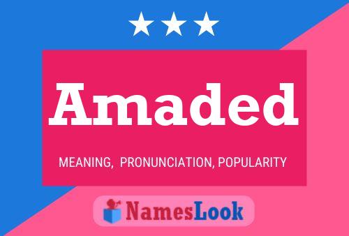 Amaded Name Poster