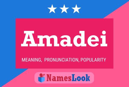 Amadei Name Poster