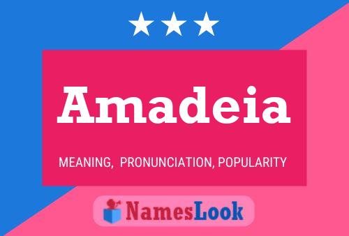 Amadeia Name Poster