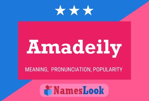 Amadeily Name Poster