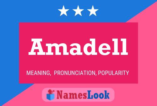 Amadell Name Poster