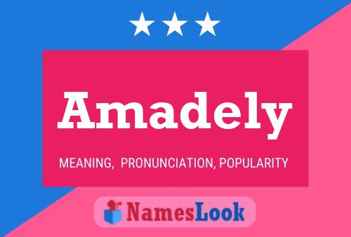 Amadely Name Poster