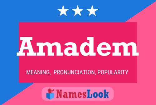 Amadem Name Poster