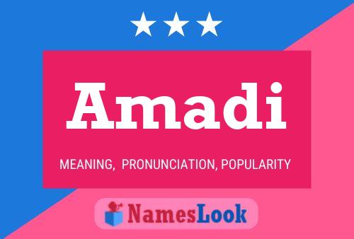 Amadi Name Poster