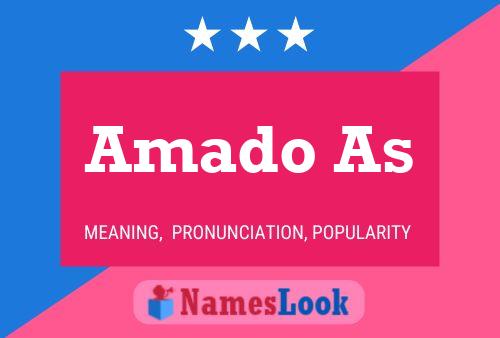 Amado As Name Poster