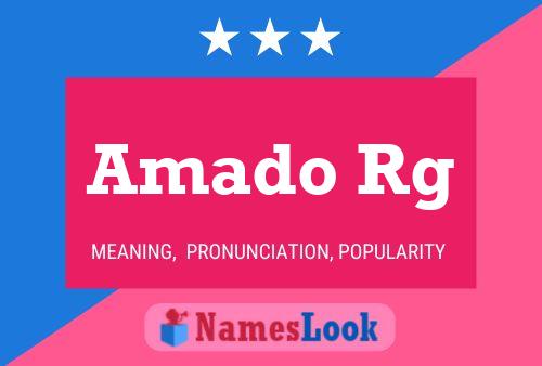 Amado Rg Name Poster