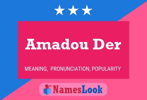 Amadou Der Name Poster