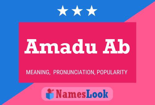 Amadu Ab Name Poster