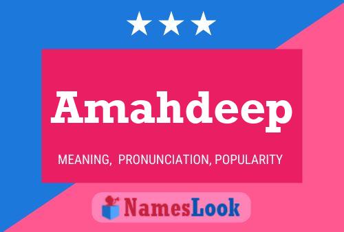 Amahdeep Name Poster