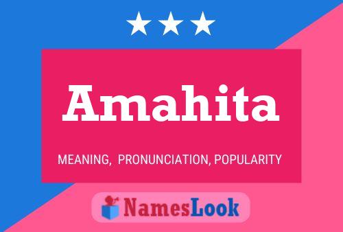 Amahita Name Poster