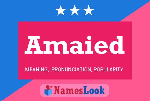 Amaied Name Poster