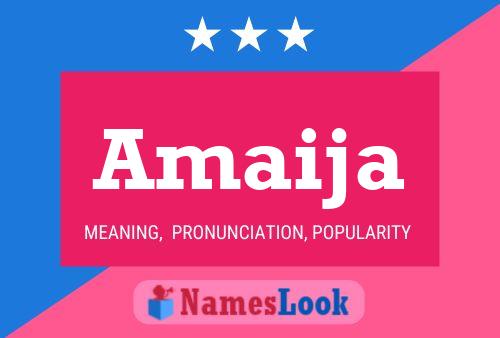 Amaija Name Poster