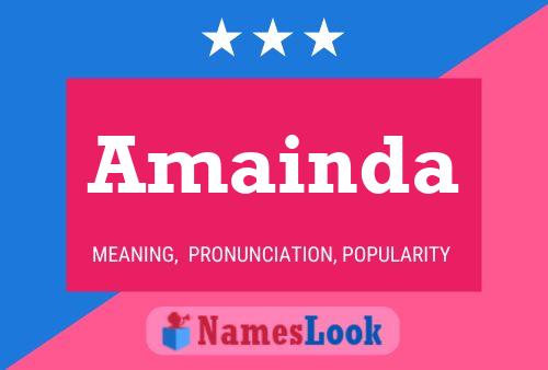 Amainda Name Poster