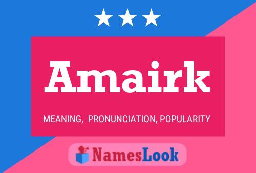 Amairk Name Poster