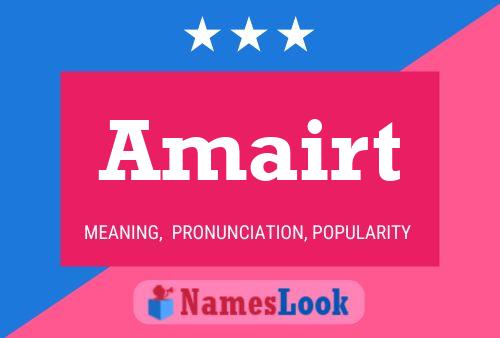 Amairt Name Poster