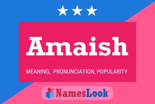 Amaish Name Poster