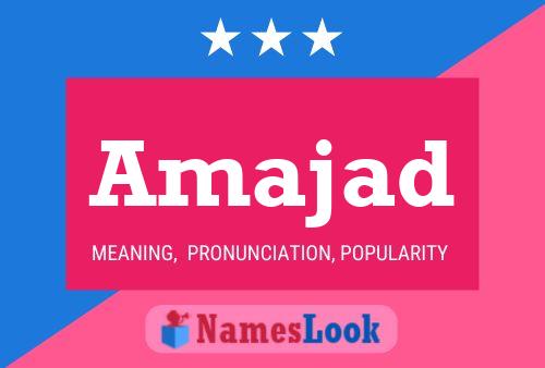 Amajad Name Poster