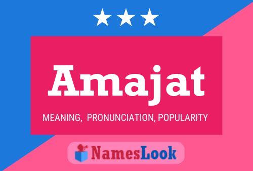 Amajat Name Poster