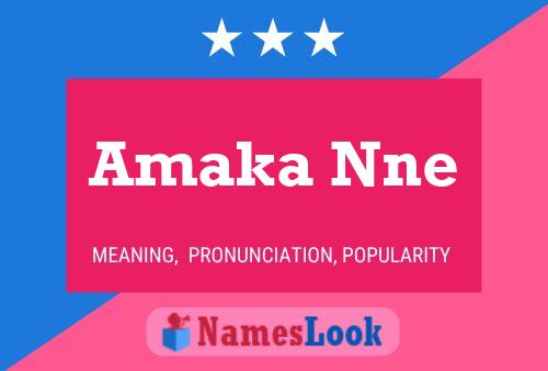 Amaka Nne Name Poster